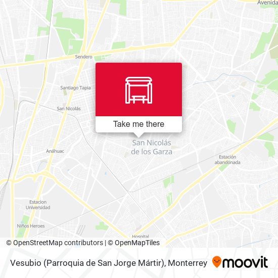 Mapa de Vesubio (Parroquia de San Jorge Mártir)