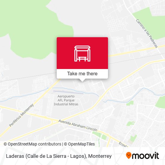 Mapa de Laderas (Calle de La Sierra - Lagos)