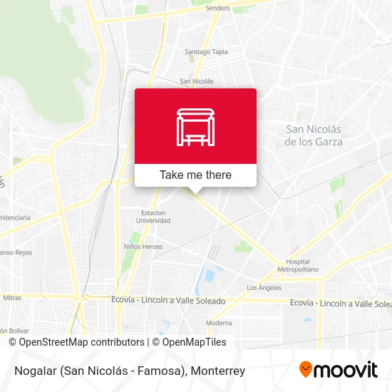 Mapa de Nogalar (San Nicolás - Famosa)