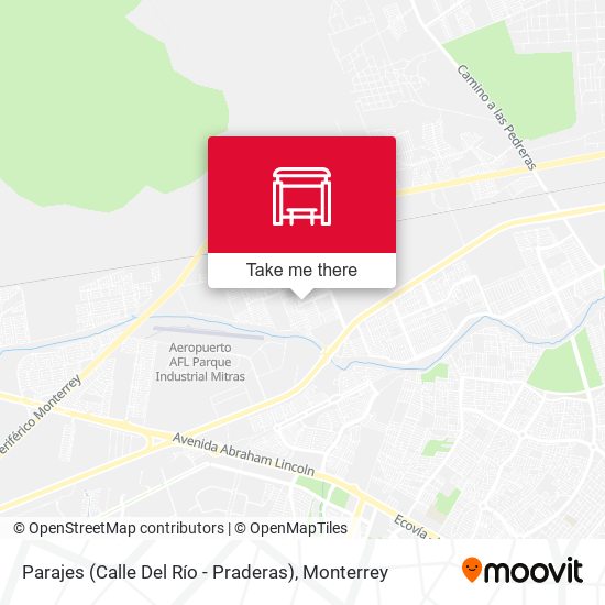 Parajes (Calle Del Río - Praderas) map
