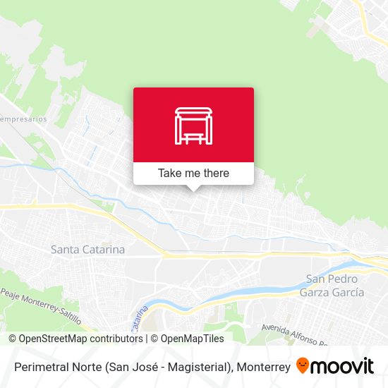 Perimetral Norte (San José - Magisterial) map