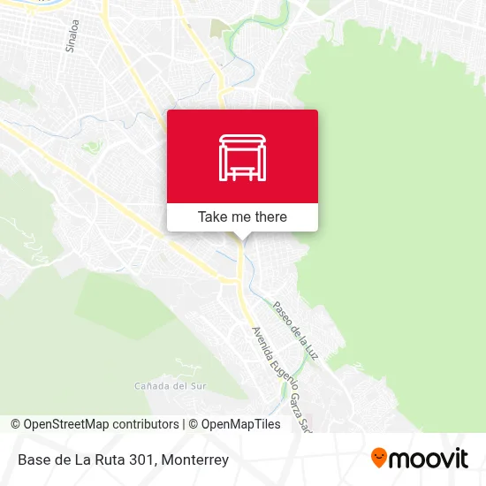 Base de La Ruta 301 map