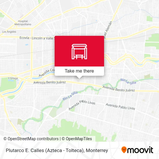 Mapa de Plutarco E. Calles (Azteca - Tolteca)
