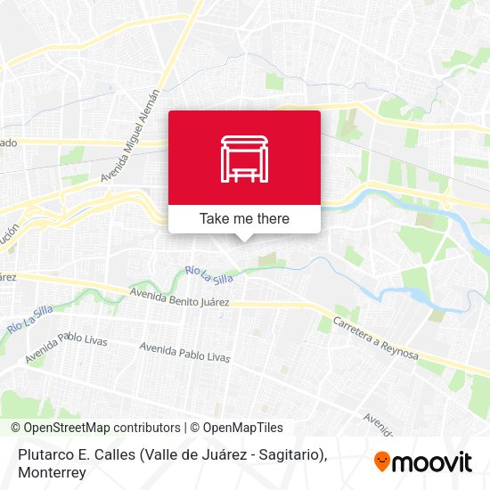 Plutarco E. Calles (Valle de Juárez - Sagitario) map