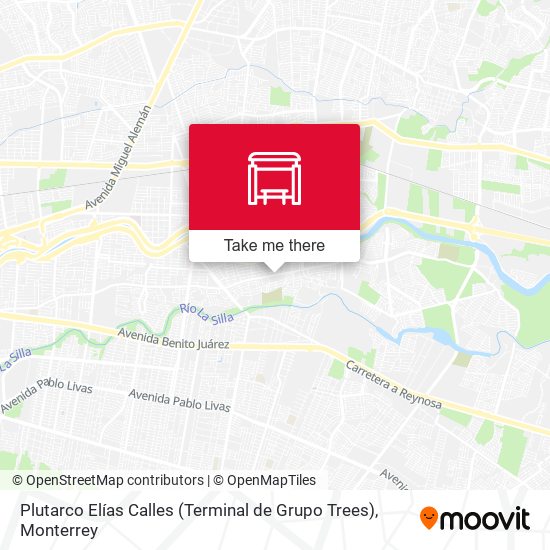 Mapa de Plutarco Elías Calles (Terminal de Grupo Trees)