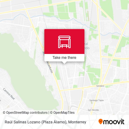 Mapa de Raúl Salinas Lozano (Plaza Álamo)