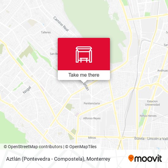 Aztlán (Pontevedra - Compostela) map