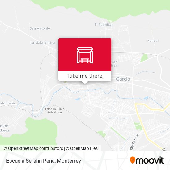 Escuela Serafin Peña map