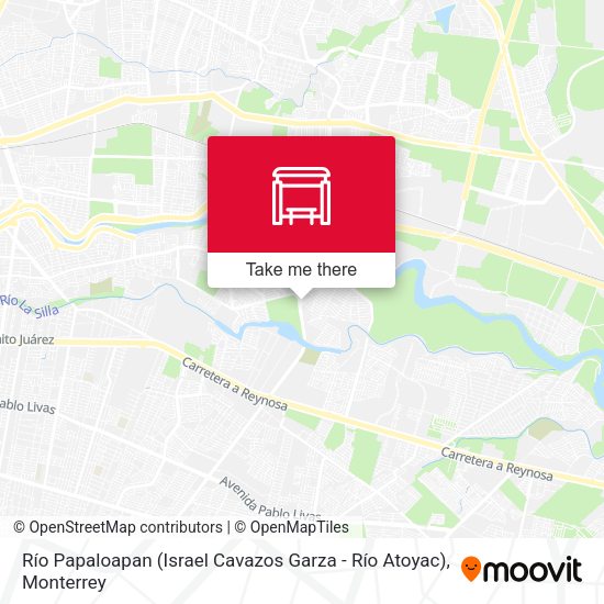 Río Papaloapan (Israel Cavazos Garza - Río Atoyac) map