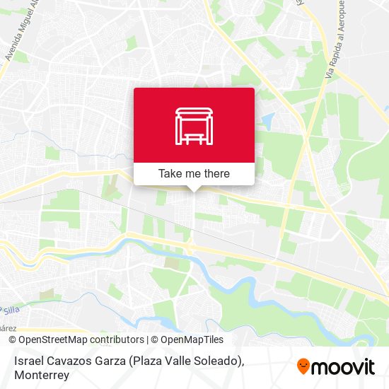 Mapa de Israel Cavazos Garza (Plaza Valle Soleado)