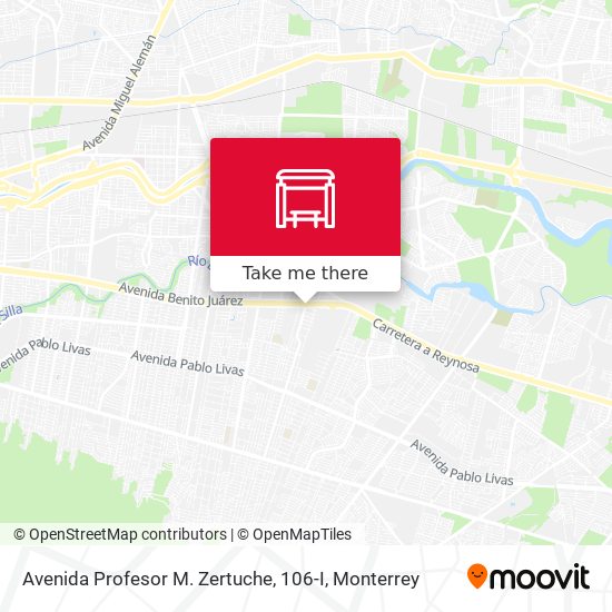 Avenida Profesor M. Zertuche, 106-I map