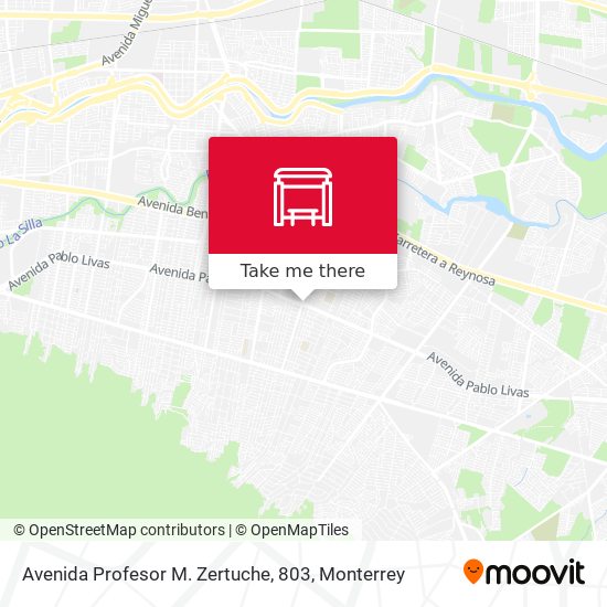Mapa de Avenida Profesor M. Zertuche, 803