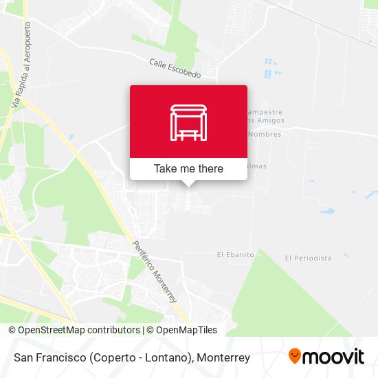 Mapa de San Francisco (Coperto - Lontano)