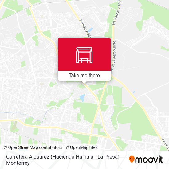Carretera A Juárez (Hacienda Huinalá - La Presa) map