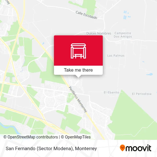 San Fernando (Sector Modena) map