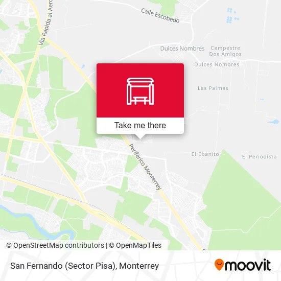 Mapa de San Fernando (Sector Pisa)