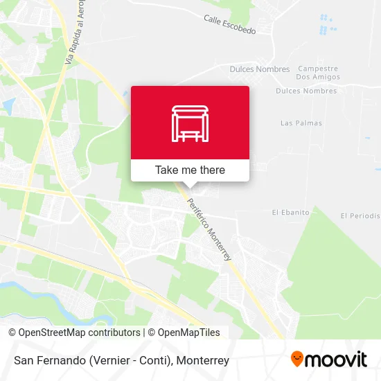 San Fernando (Vernier - Conti) map