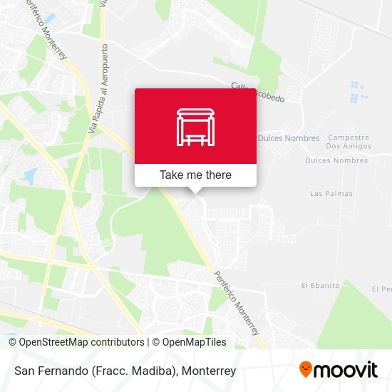 San Fernando (Fracc. Madiba) map