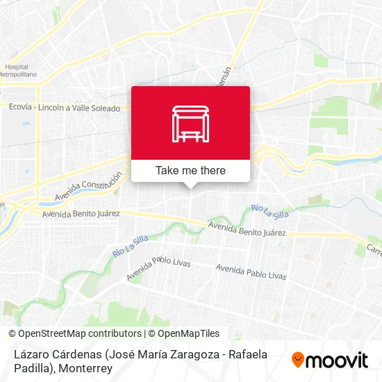 Mapa de Lázaro Cárdenas (José María Zaragoza - Rafaela Padilla)