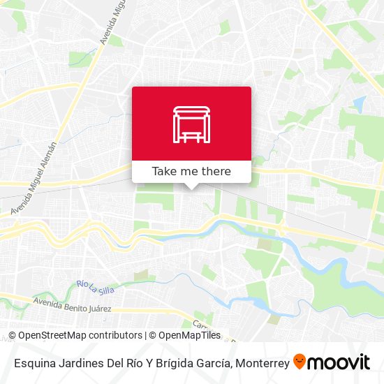 Mapa de Esquina Jardines Del Río Y Brígida García
