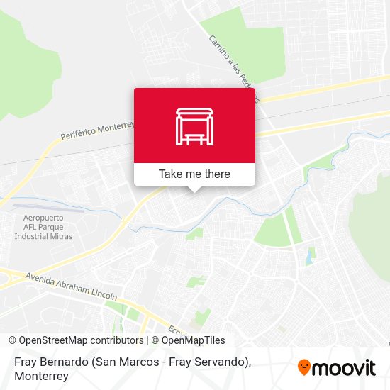 Fray Bernardo (San Marcos - Fray Servando) map