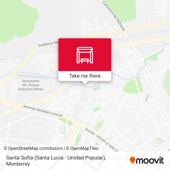Mapa de Santa Sofía (Santa Lucía - Unidad Popular)