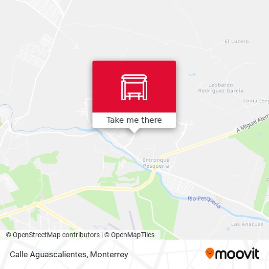 Mapa de Calle Aguascalientes
