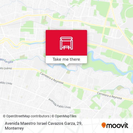 Mapa de Avenida Maestro Israel Cavazos Garza, 29