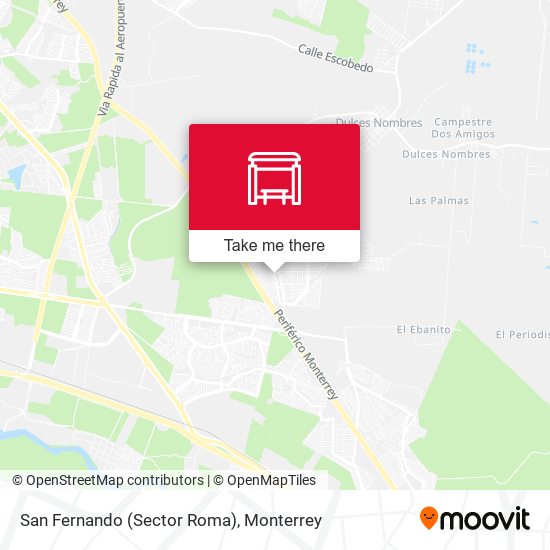 San Fernando (Sector Roma) map