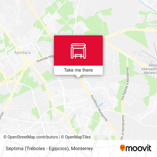 Mapa de Séptima (Tréboles - Egipcios)