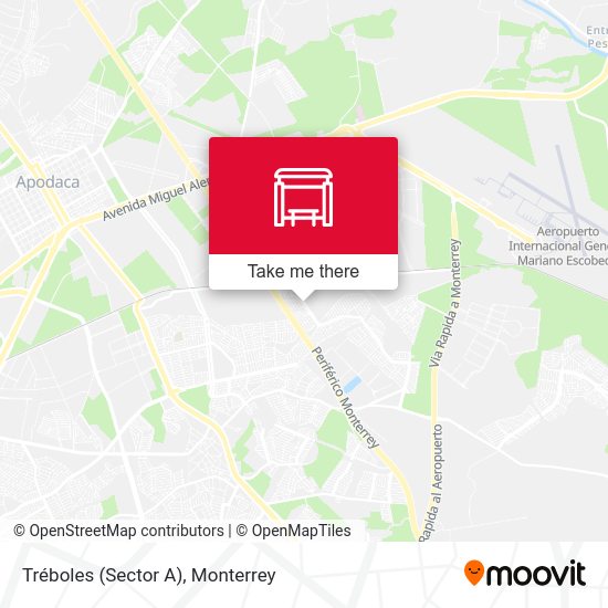 Mapa de Tréboles (Sector A)