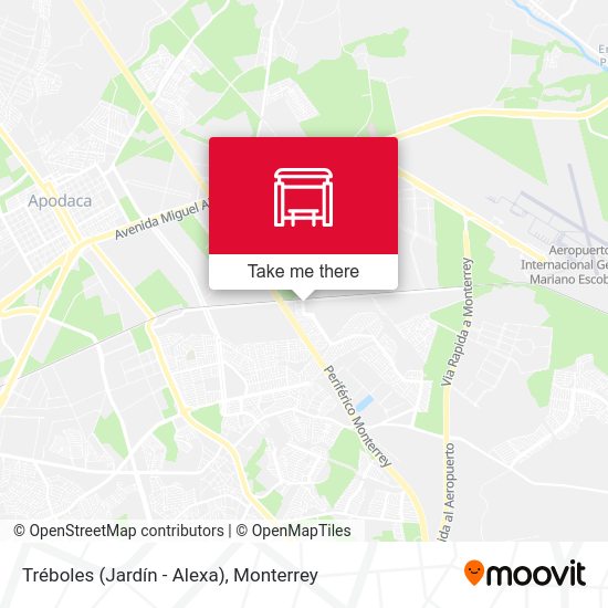 Tréboles (Jardín - Alexa) map
