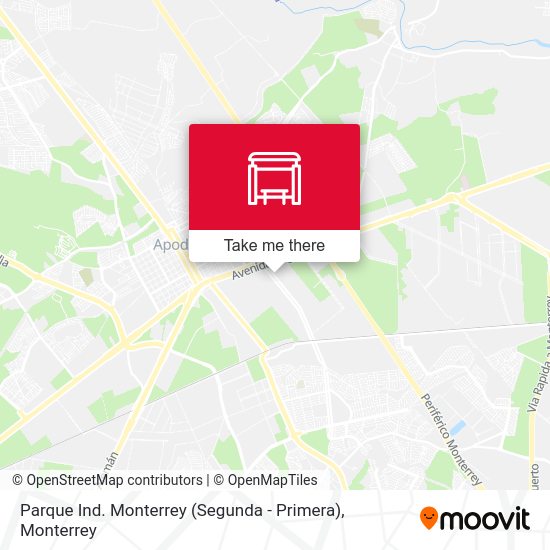 Mapa de Parque Ind. Monterrey (Segunda - Primera)