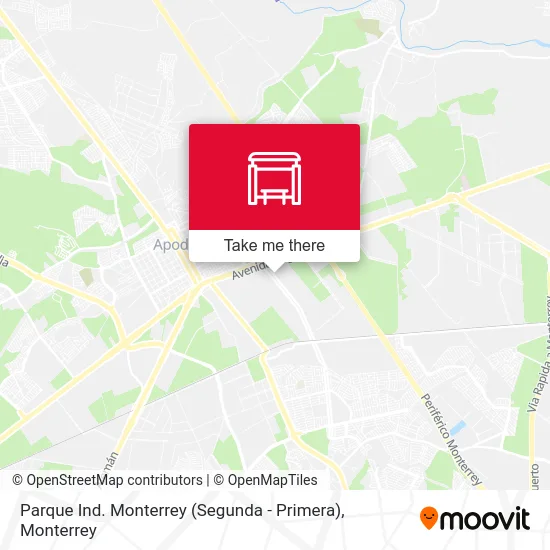Parque Ind. Monterrey (Segunda - Primera) map