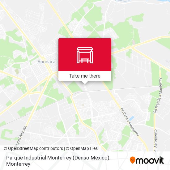 Parque Industrial Monterrey (Denso México) map