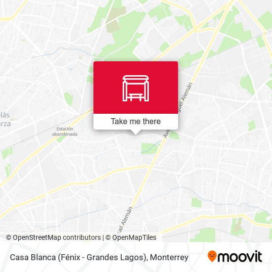 Mapa de Casa Blanca (Fénix - Grandes Lagos)