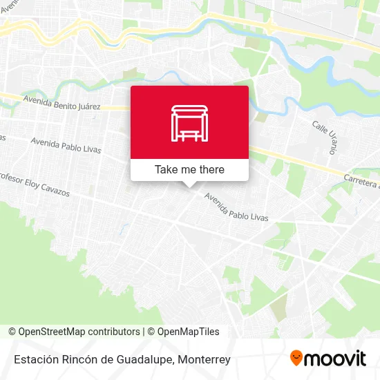 Estación Rincón de Guadalupe map