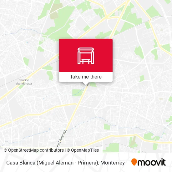 Mapa de Casa Blanca (Miguel Alemán - Primera)