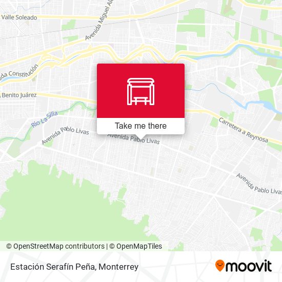 Estación Serafín Peña map