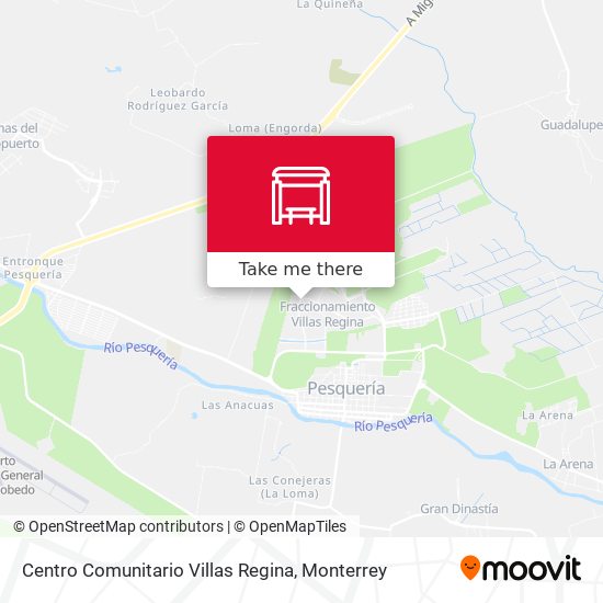 Mapa de Centro Comunitario Villas Regina