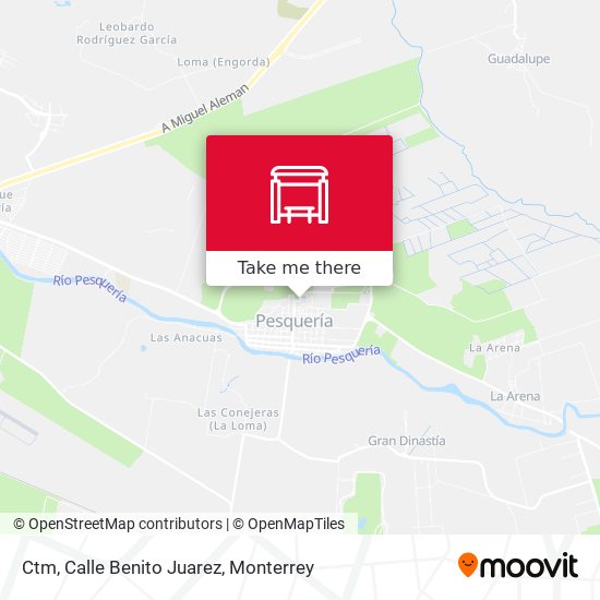 Ctm, Calle Benito Juarez map