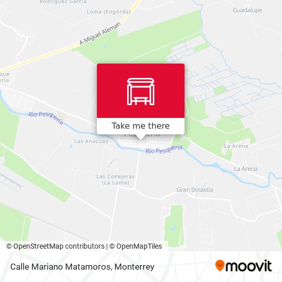 Calle Mariano Matamoros map