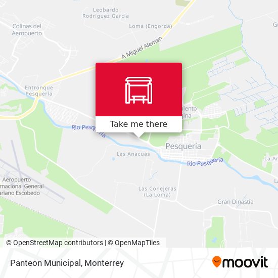 Mapa de Panteon Municipal