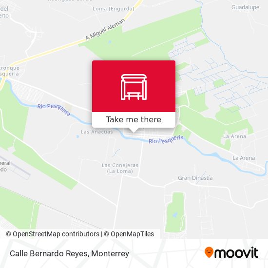 Mapa de Calle Bernardo Reyes