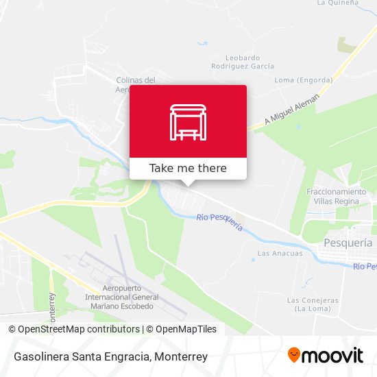 Gasolinera Santa Engracia map