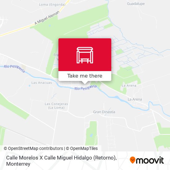 Calle Morelos X Calle Miguel Hidalgo (Retorno) map