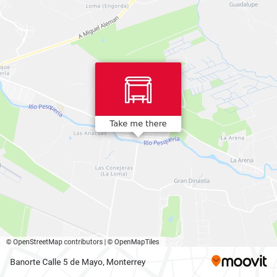 Banorte Calle 5 de Mayo map