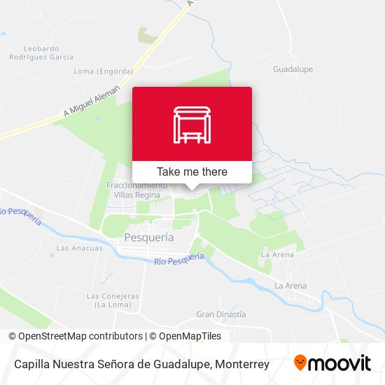 Mapa de Capilla Nuestra Señora de Guadalupe