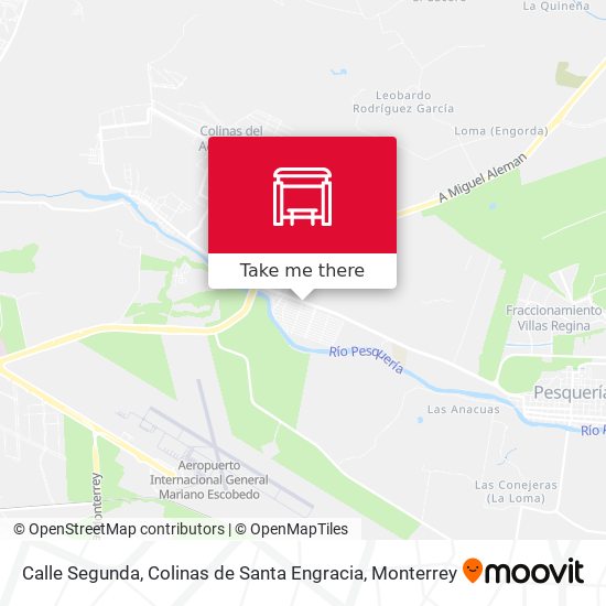 Calle Segunda, Colinas de Santa Engracia map