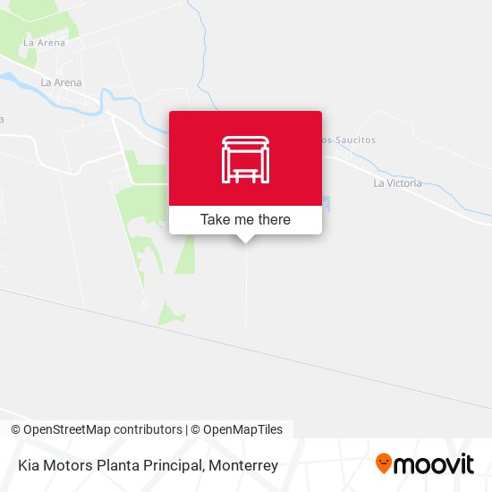 Kia Motors Planta Principal map